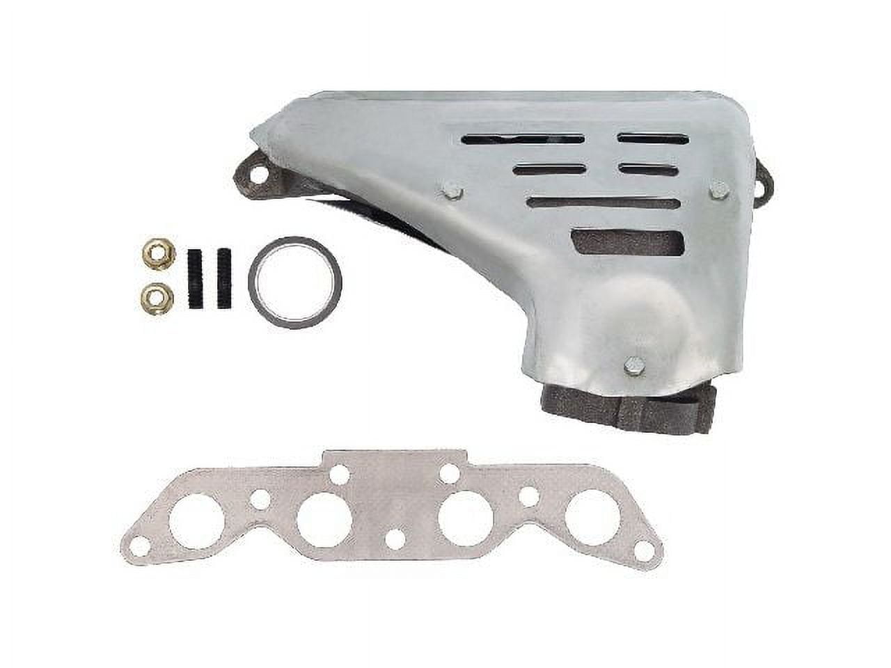 Exhaust Manifold - with Gasket, Flange, Studs, and Nuts - (without California Emissions) - Compatible with 1988 - 1997 Toyota Corolla 1989 1990 1991 1992 1993 1994 1995 1996