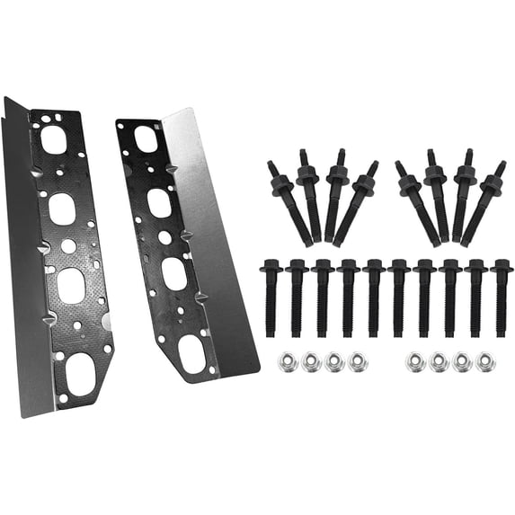 Exhaust Manifold Gasket Repair Set with Bolts Studs and Nuts for 2009-2018 Chrysler 300 Jeep Grand Cherokee for 2009-2018 Dodge Challenger Charger Durango Ram 1500 2500 3500 5.7L
