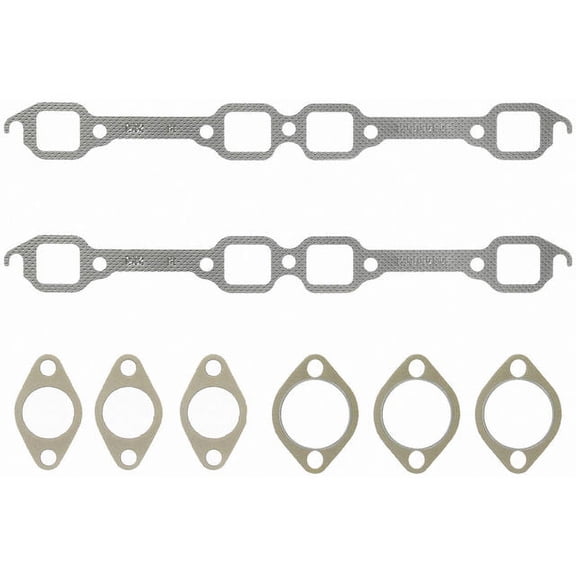 Exhaust Manifold Gasket Set - Compatible with 1955 - 1958 Ford Thunderbird 1956 1957