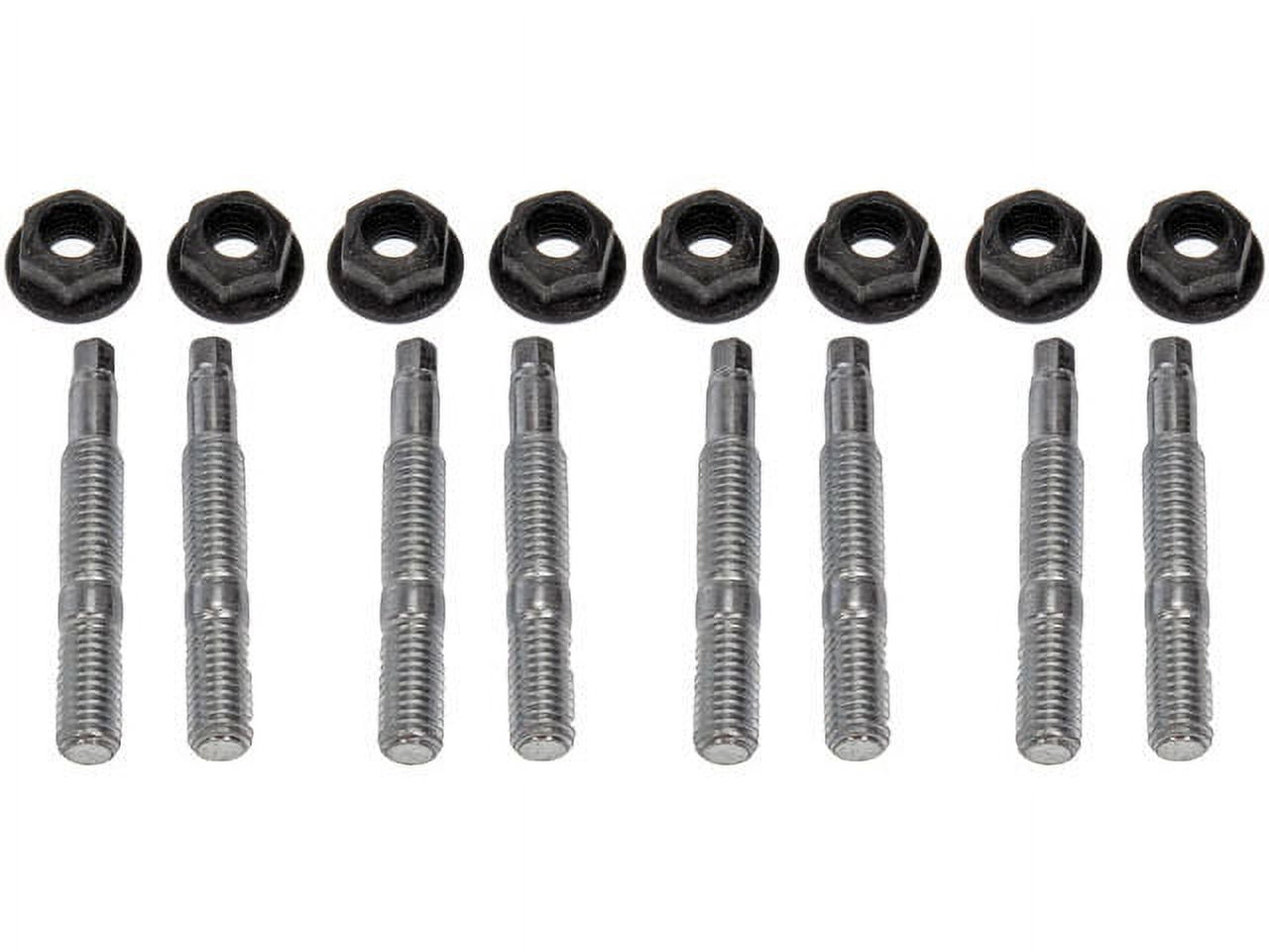 Exhaust Manifold Hardware 16 Piece Kit with Studs and Nuts - Compatible with 2004 - 2010 Ford F150 2005 2006 2007 2008 2009