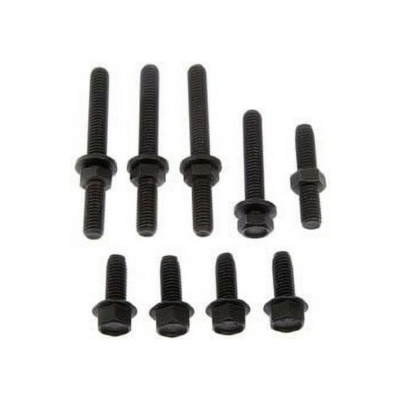 Exhaust Manifold Hardware Kit - Compatible with 1980, 1984 - 1996 Ford E-150 Econoline Club Wagon 1985 1986 1987 1988 1989 1990 1991 1992 1993 1994 1995