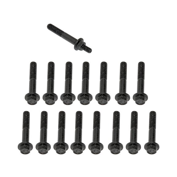 Exhaust Manifold Hardware Kit - Compatible with 1997 Ford F-250 HD 7.3L V8