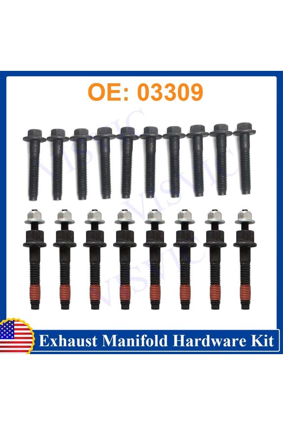 Exhaust Manifold Hardware Kit SET 03309 For Dodge Ram For Jeep Chrysler US 