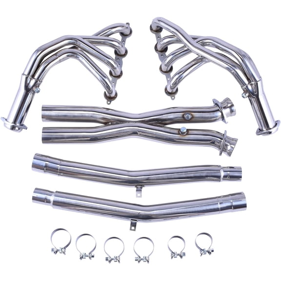 Exhaust Manifold Header For 2005-2013 Chevy Corvette C6 LS2/LS3/Z066.0L6.2L7.0L V82005 2006 2007 2008 2009 2010 2011 2012 2013 Chevy Corvette C6 Exhaust Headers