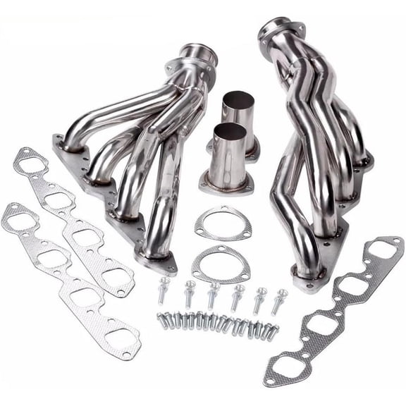 Exhaust Manifold Headers For Chevy Big Block 396/402/427/454/502,Chevy Chevelle & El Camino & Caprice & Kingswood & Laguna & Camaro & Malibu & Impala & Bel Air & Biscayne & Brockwood & Townsman