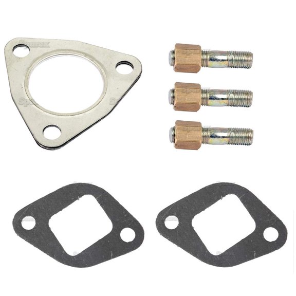 Exhaust Manifold Installation Gasket/Stud Kit for Allis-Chalmers Tractor 160 and 6040 w/ 3 cyl. Perkins AD3.152 Diesel