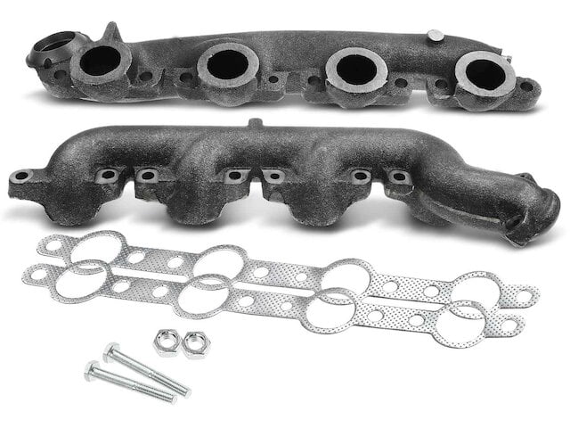 Exhaust Manifold Kit 2 - Compatible with 1997 Ford F-250 HD 7.3L V8 VIN F