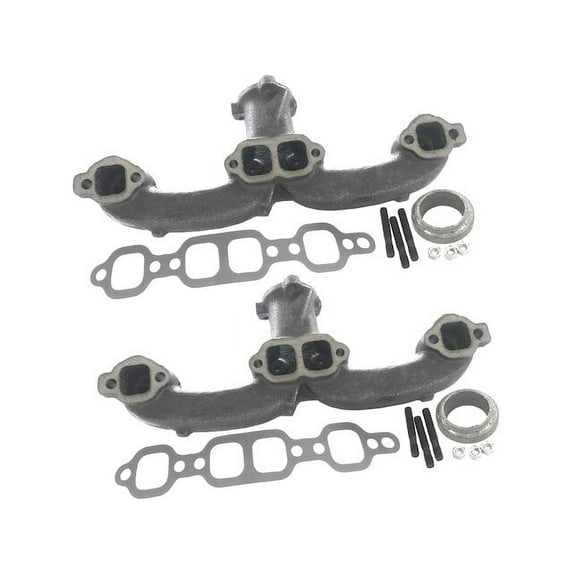 Exhaust Manifold Kit - Compatible with 1983 - 1990 GMC B6000 5.7L V8 1984 1985 1986 1987 1988 1989