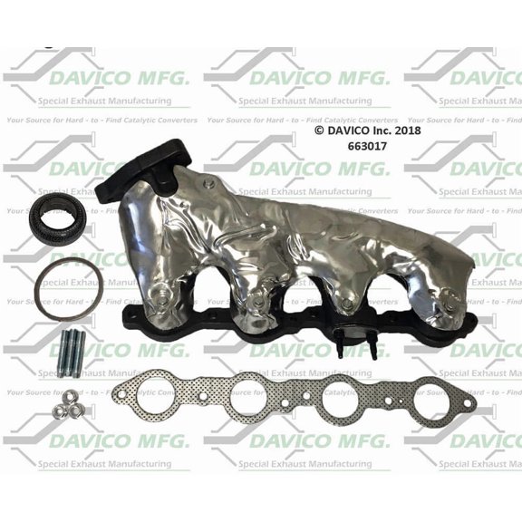 Davico Mfg 663017 Stand alone Exact-Fit exhaust manifold