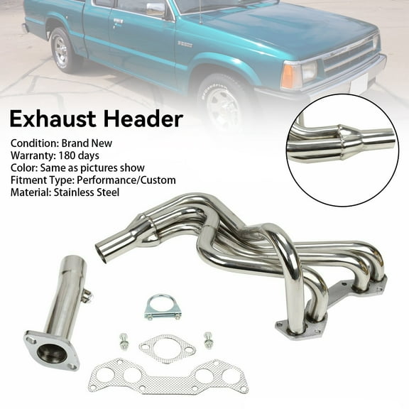 Exhaust Manifold Performance Header Fit for Mazda B2000 B2200 2.0L 2.2L 1986-1993
