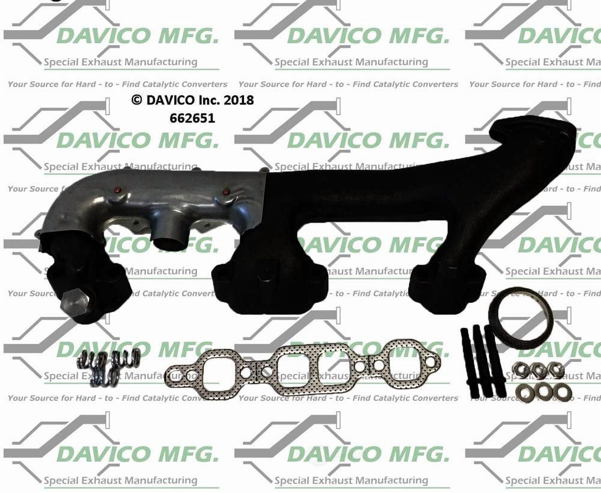 Davico Mfg 662651 Stand alone Exact-Fit exhaust manifold