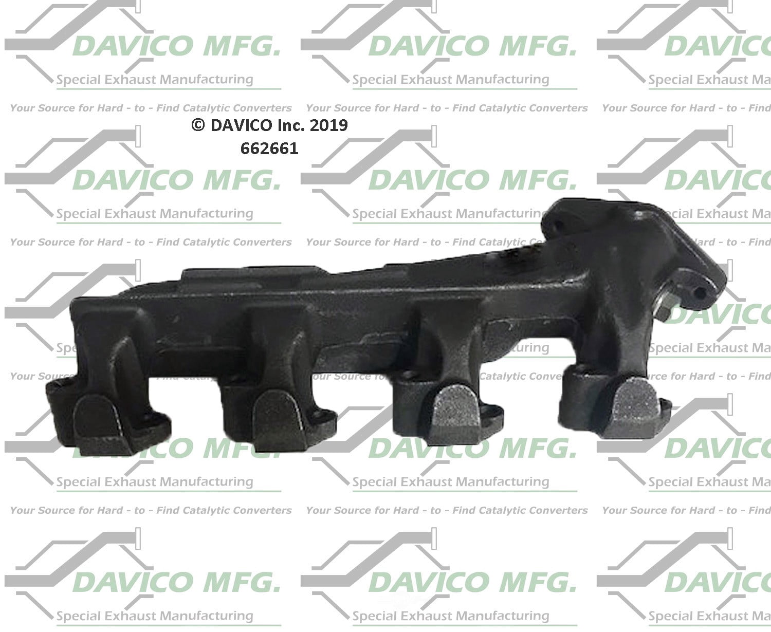 Davico Mfg 662661 Stand alone Exact-Fit exhaust manifold