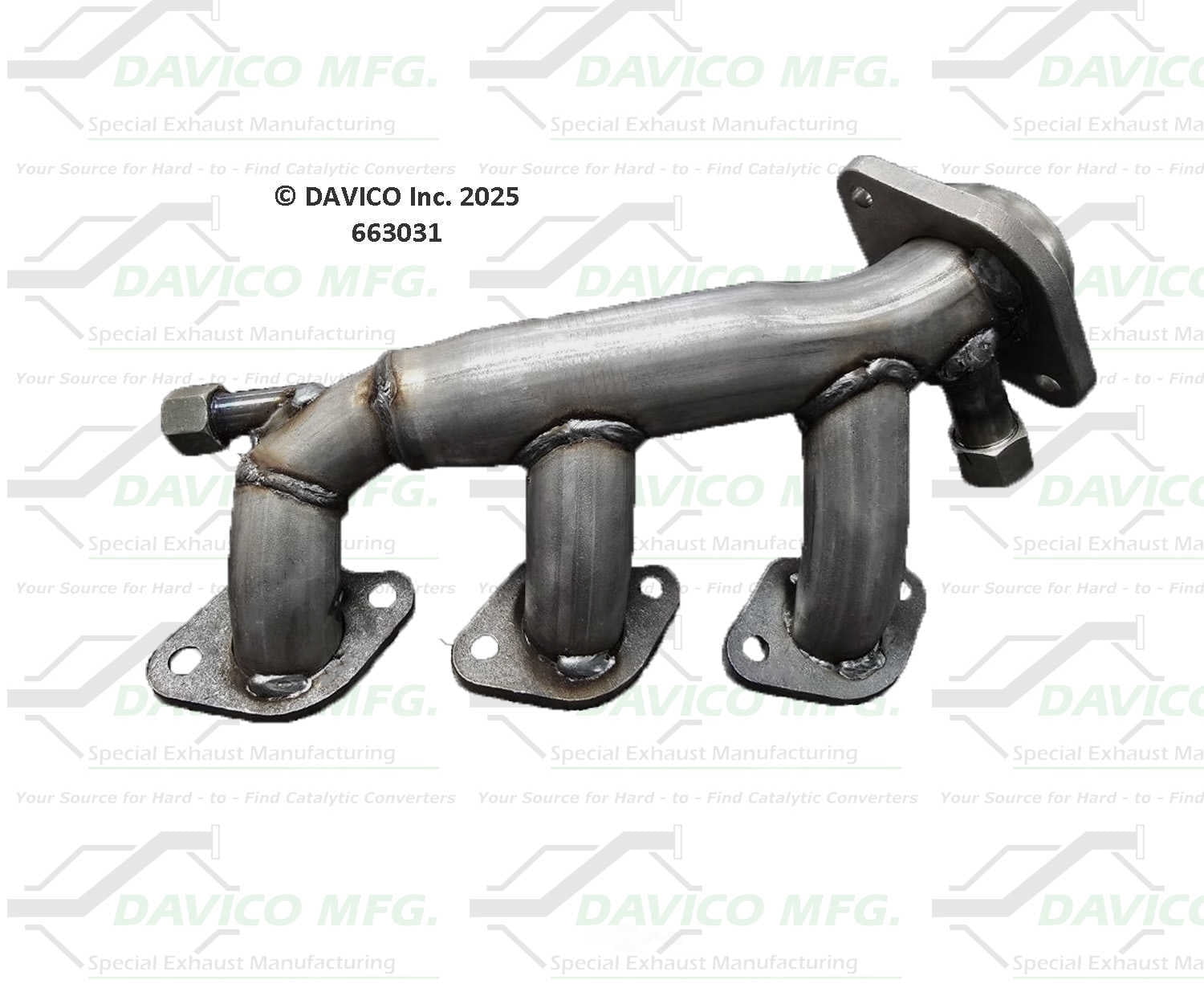 Davico Mfg 663031 Stand alone Exact-Fit exhaust manifold