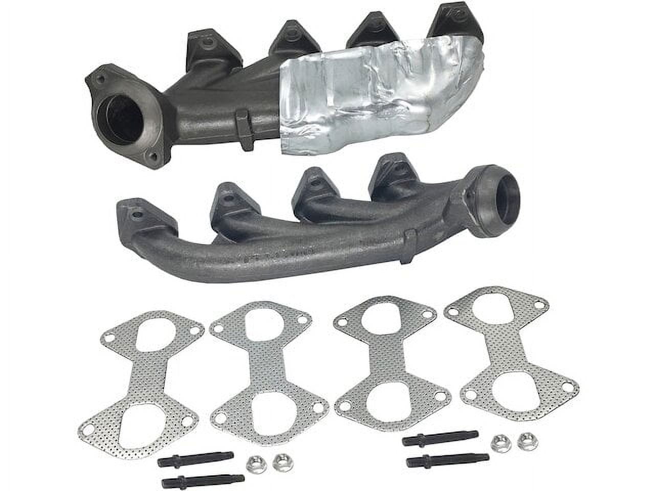 Exhaust Manifold Set of 2 - Compatible with 2005 - 2009 Ford F-250 Super Duty 5.4L V8 2006 2007 2008