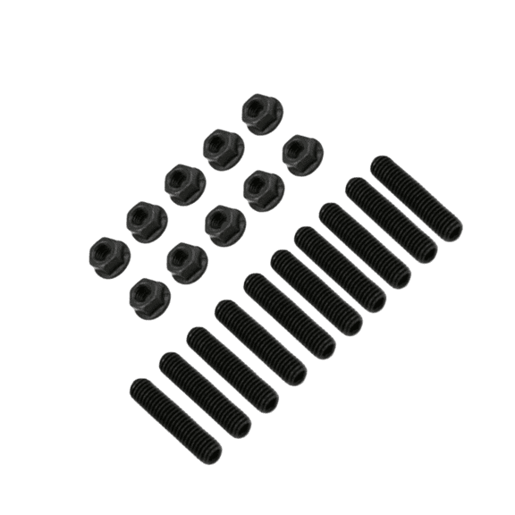 Exhaust Manifold Stud and Lock Nut Kit for Honda Acura B Series D Series Engine - Fits Civic Integra Models