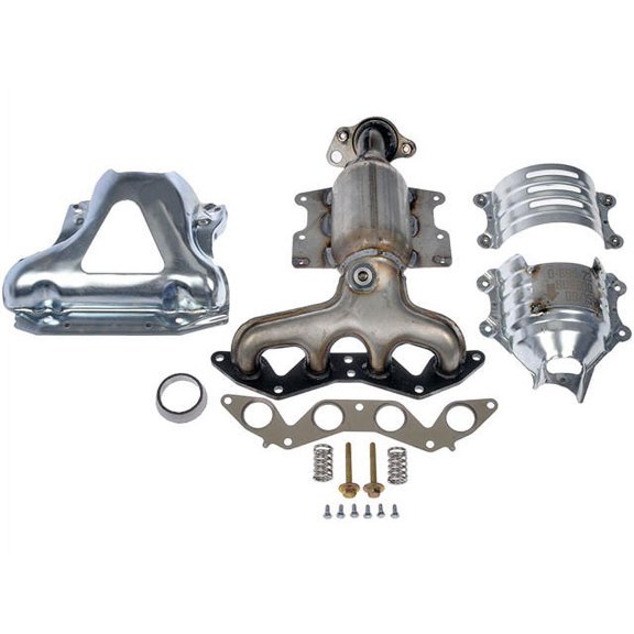 Exhaust Manifold with Integrated Catalytic Converter - Compatible with 2001 - 2005 Honda Civic 1.7L 4-Cylinder - Dorman