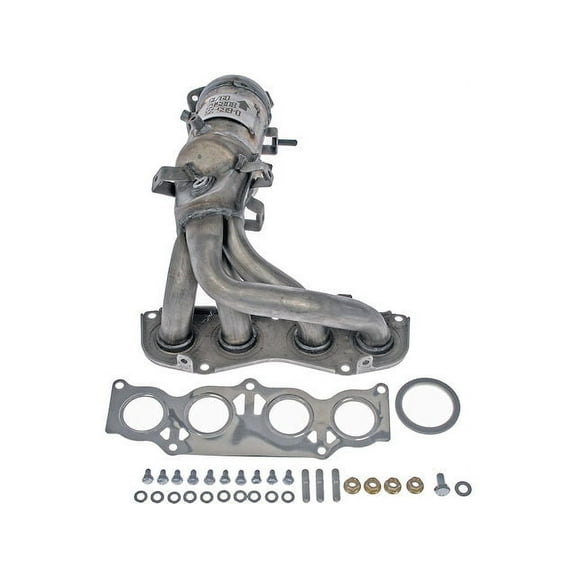 Exhaust Manifold with Integrated Catalytic Converter - Compatible with 2002 - 2003 Toyota Camry 2.4L 4-Cylinder