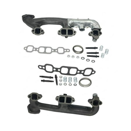 Exhaust Manifolds Left Right WGaskets For 88-95 Chevrolet Pick Up 1500 5.0L 5.7L
