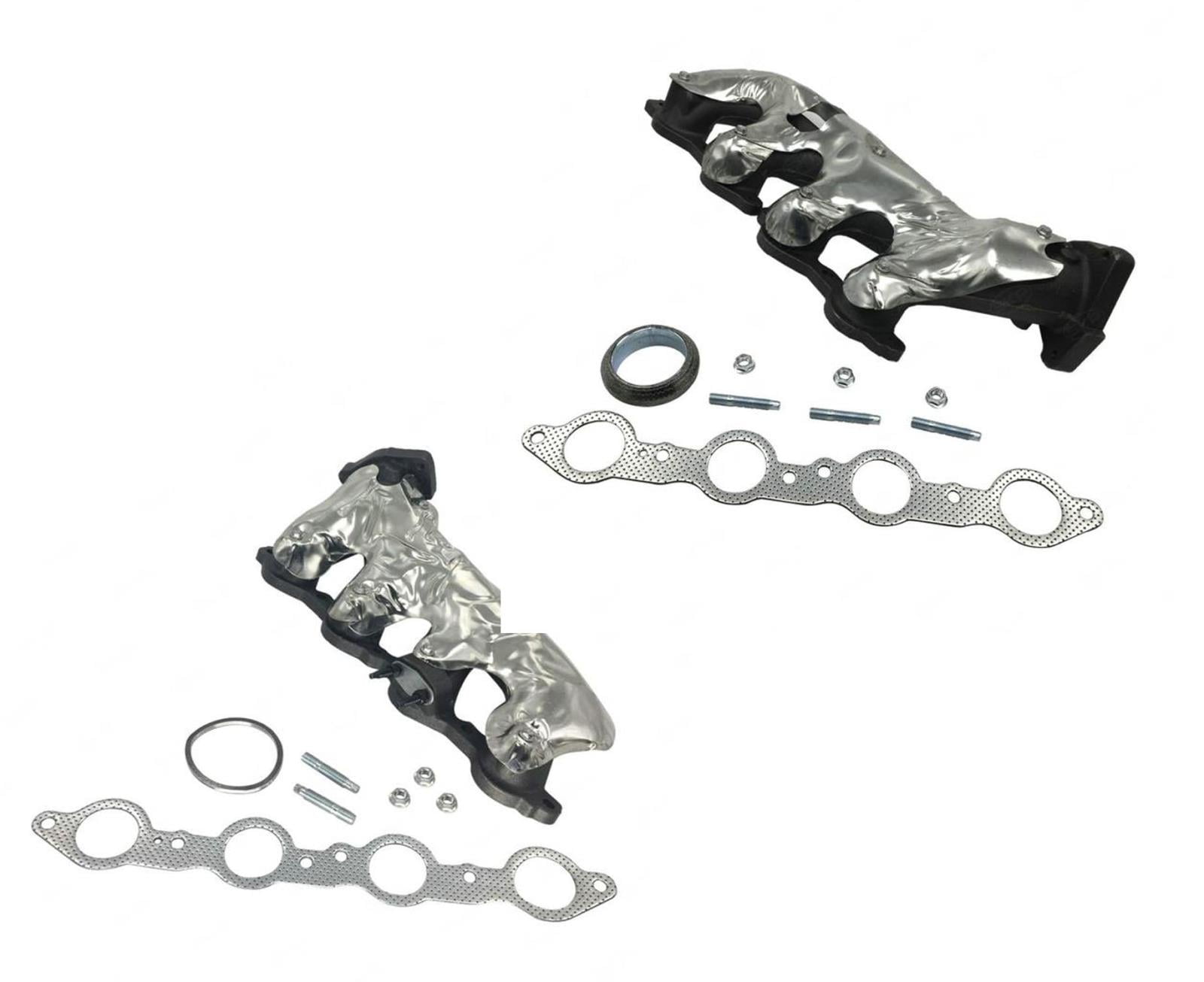 Right Passenger Side Exhaust Manifold with Gasket, Studs, and Nuts  Compatible with 2011 2015, 2017 2019 Ford F-250 Super Duty 6.2L V8 2012  2013 2014 2018