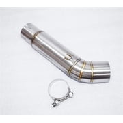 Exhaust Middle Pipe-Motorcycle Exhaust System Middle Link Pipe For Suzuki GSX-S 750 BK750 GSR750 GSXS750 2018-2022
