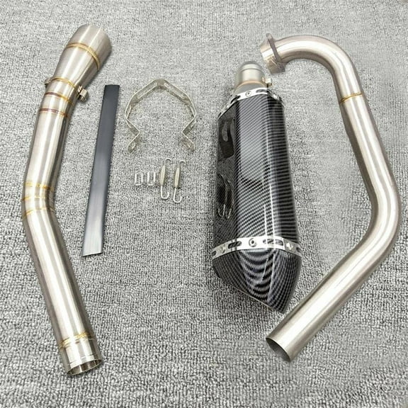 Exhaust Middle Pipe-Motorcycle Full Exhaust System Middle Link Pipe For Yamaha YZF R15 MT-15 MT 125 2008-2017