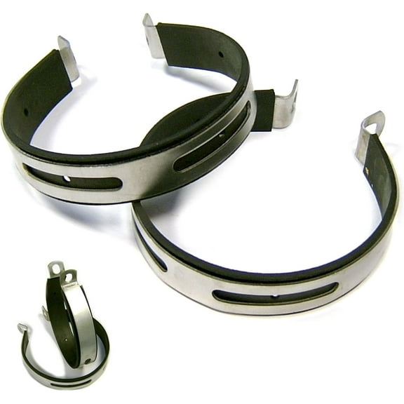 Exhaust Muffler Clamp Bracket Rubber kit Fits Moped GY6 125cc 150cc Scooter