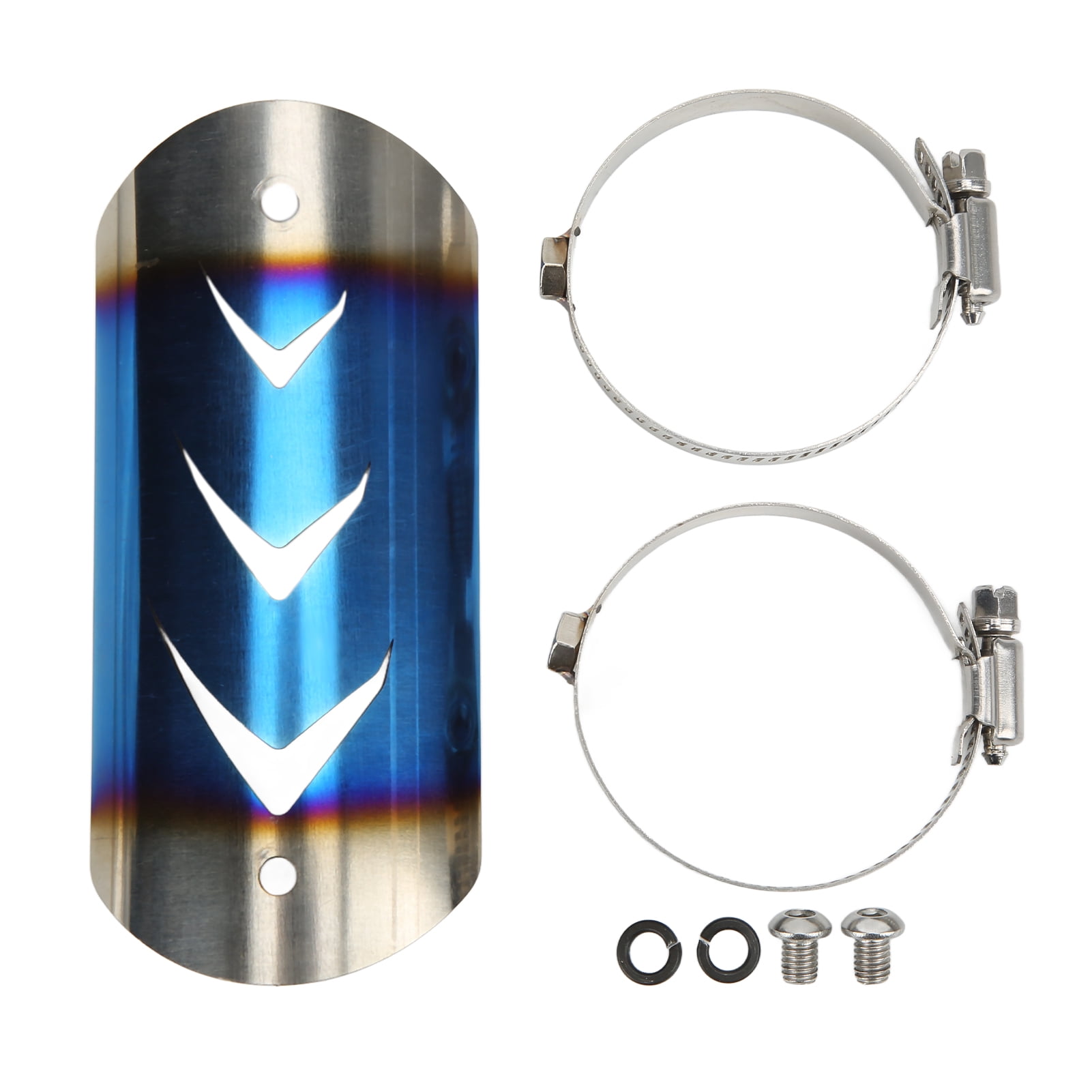 Exhaust Muffler Pipe Protector Stainless Steel Heat Shield Cover