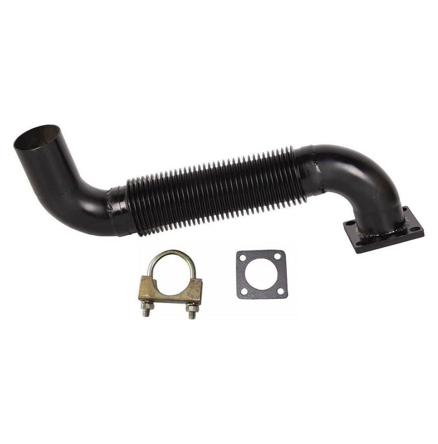 Exhaust Muffler Pipe W/Gasket \u0026Clamp COMPATIBLE WITH Bobcat T190 S/N BREAK REPLACES 7107449
