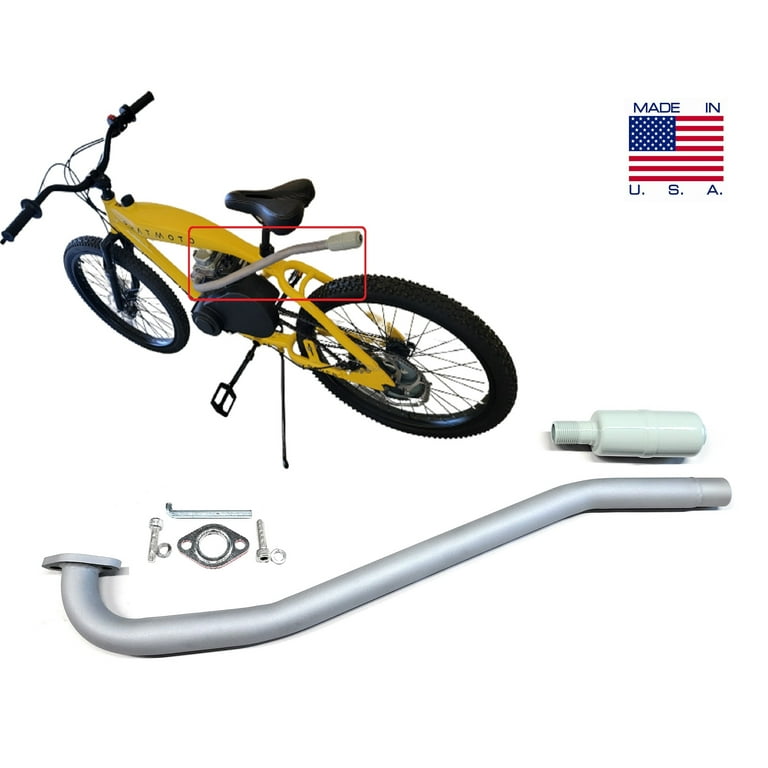 Exhaust Muffler for Phatmoto Rover Motorized bicycle Walmart