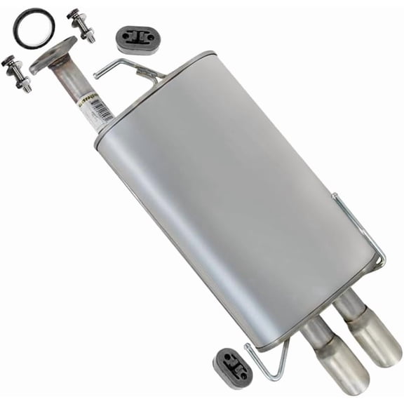 Northeastern Exhaust | Stainless Steel Rear Muffler Fits 2002-2006 Nissan Sentra 2.5L Sedan - Direct Fit
