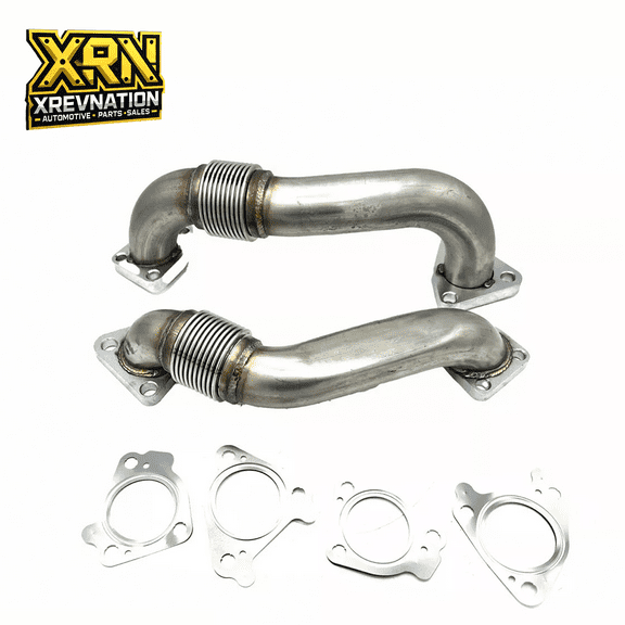 Exhaust Passenger Side Up-pipe For 2001-2016 LB7 LLY LBZ LMM LML 6.6L Duramax