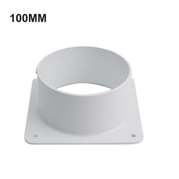 Exhaust Pipe Connector Flange Straight Ventilation Pipe Plastic Air Vent Duct Outlet Adapter Vents Air Conditioning Ducting Tool