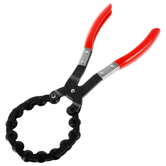Exhaust Pipe Cutter Tool with Nonslip Handle Cuts 3/4" to 3-1/4" Pipe Carbon Steel Exhaust Pipe Cutter Easy One Handed Rotation Chain Tailpipe Cutter for Tight Spaces
