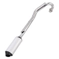 thumbnail image 1 of Exhaust Pipe, Dirt Bike 28mm Muffler Fit Dirt Bike ATV Pipe Muffler Bike Pipe Muffler Quad 110cc 125cc, 1 of 6