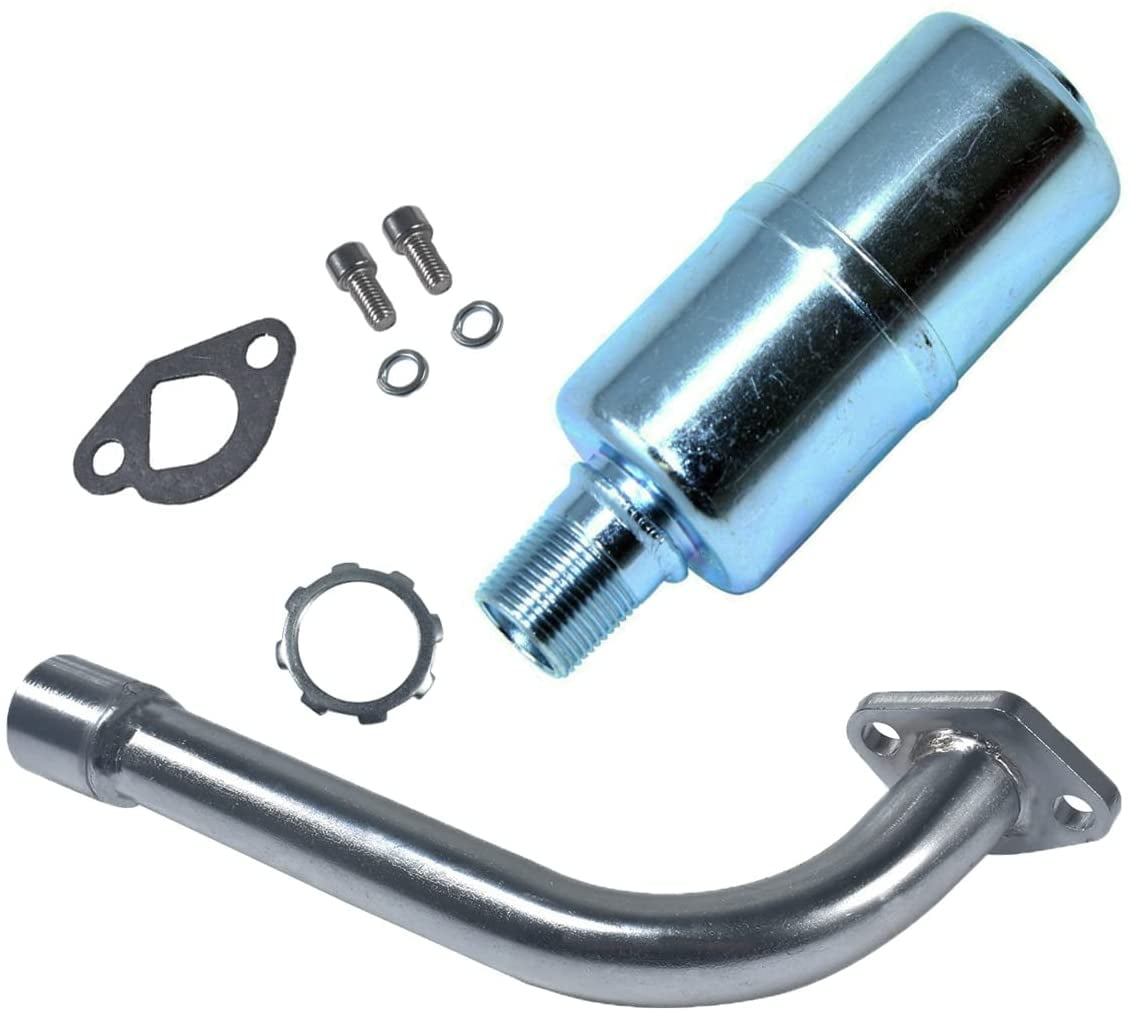 Exhaust Pipe Header w/ Muffler For Predator 196 212cc GX160 GX200 Go kart US