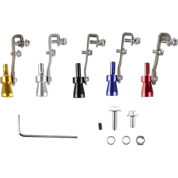 Exhaust Pipe Oversized Roar Maker, Turbo Sound Exhaust Whistle Muffler Simulator, Universal Car Motorcycle Truck Exhaust Pipe Whistle, Blow off Valve Style, S M L Xl, 4 Colors (black, S)