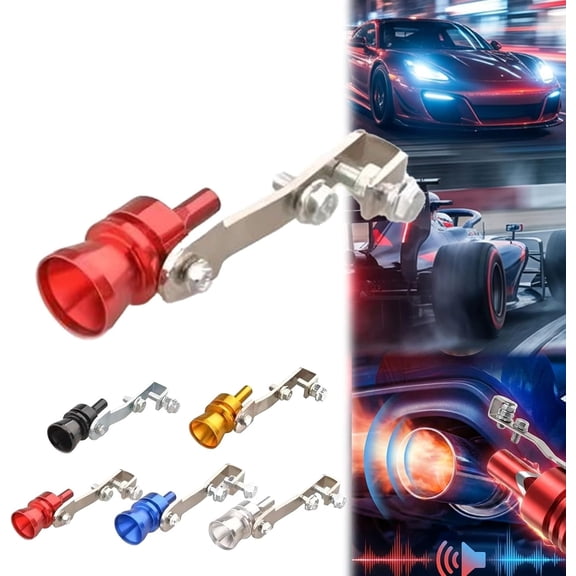 Exhaust Pipe Oversized Roar Maker, Universal Aluminum Alloy Turbo Sound Whistle for Cars, Trucks and Motorcycles