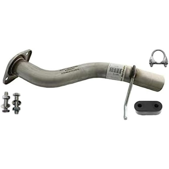 Exhaust Pipe with Hanger and Bolts Compatible with 99-07 Silverado Sierra 119 WB