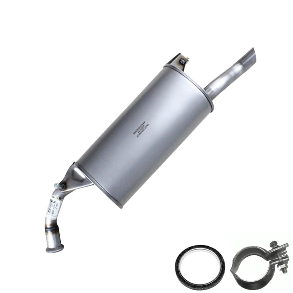 Exhaust Rear Muffler Compatible for 2004-2006 Scion XB 1.5L | Stainless Steel | Northeastern Exhaust | Free Clamp and Gasket Included | Direct-Fit Replacement