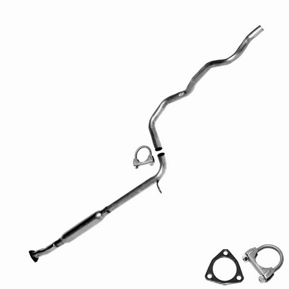 Stainless Steel Exhaust Resonator Pipe Compatible for 19971998 Saturn SC2 1.9L, 19931998 SL2/SW2 1.9L