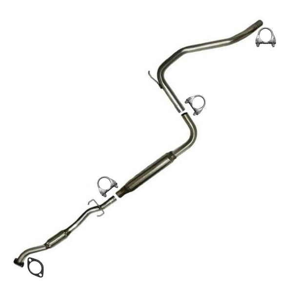 Northeastern Exhaust Stainless Steel Resonator Pipe Fits 19972003 Ford Escort & Mercury Tracer 2.0L Sedan Direct Fit