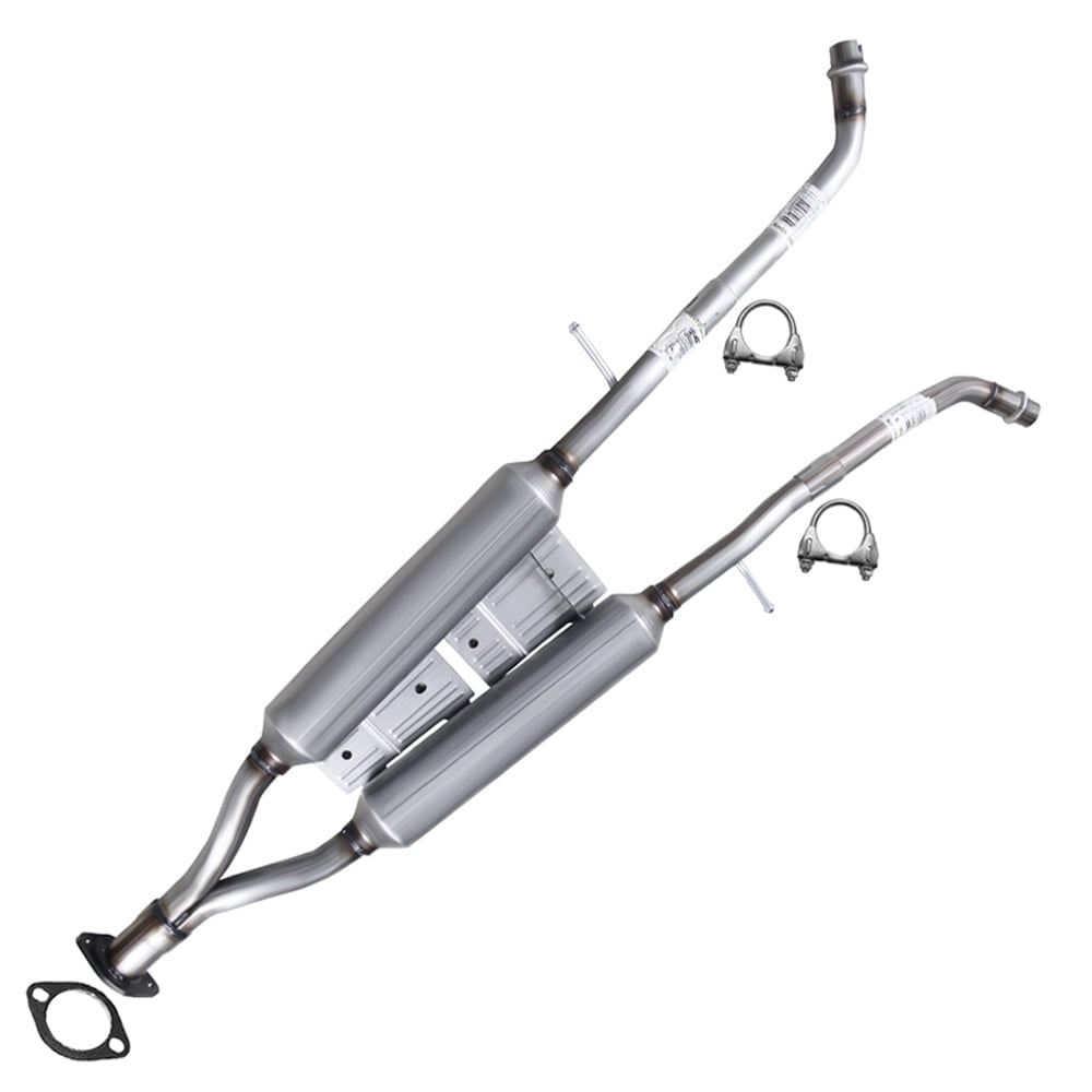 Northeastern Exhaust Resonator Pipe Fits 2011-2012 Infiniti G25 2.5L Sedan, 2009-2013 Infiniti G37 3.7L Sedan & Coupe & 2015 Infiniti Q40 3.7L Sedan - Direct Fit | Stainless Steel
