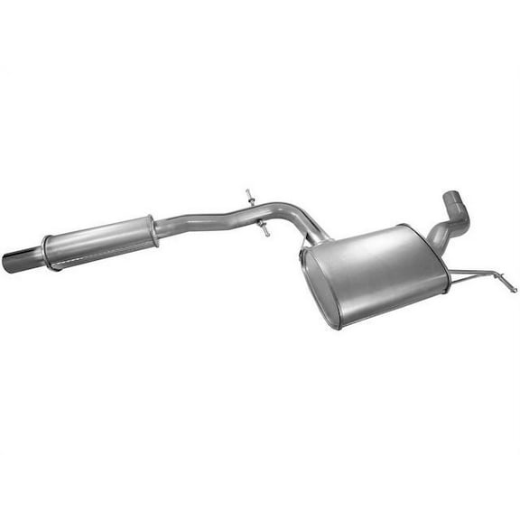 Exhaust Resonator and Line Assembly - Compatible with 2006 - 2009 Volkswagen Rabbit 2.5L 5-Cylinder 2007 2008