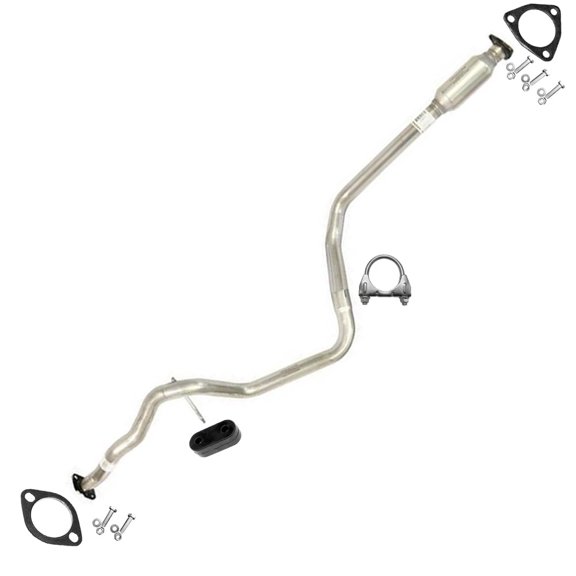 Northeastern Exhaust | Stainless Steel Exhaust Resonator Pipe w/Hanger Compatible for 1997-1999 Chevrolet Malibu 2.4L | Free Clamp, Hanger, Gaskets and Bolts & Nuts Included