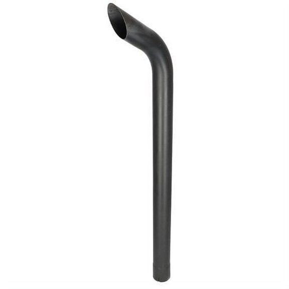 Exhaust Stack - 2-3/4" x 48" Curved Black