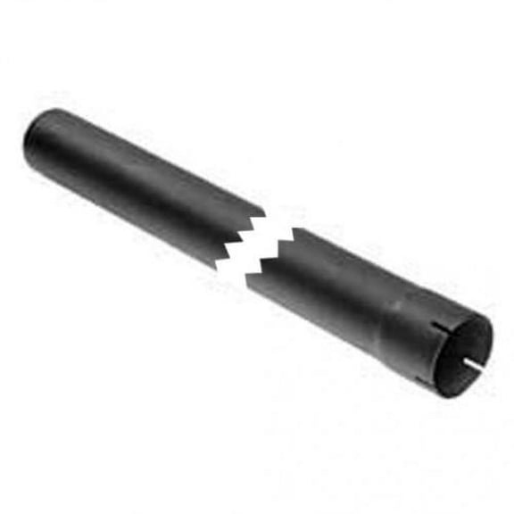 Exhaust Stack - 2-5/8" x 24" Straight Black