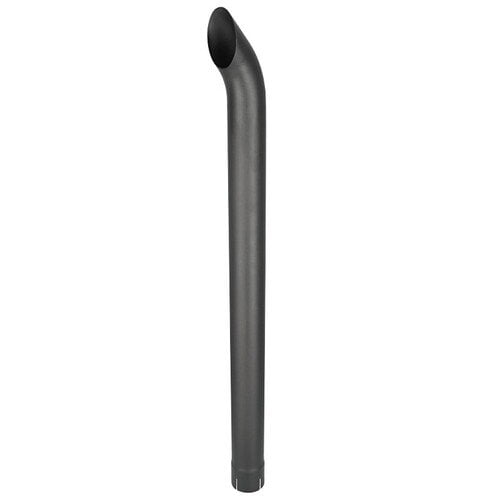 Exhaust Stack - 3-1/2" x 48" Curved Black