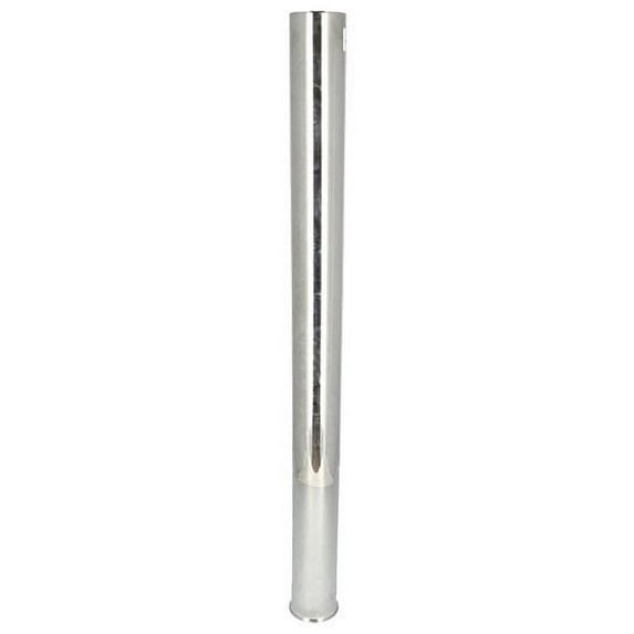 Exhaust Stack - 3-15/16" FL x 48" Straight Chrome fits John Deere 4320 4430 4440 4450 4455 4555 4630 4640 4650 4755 4840 4850 4955