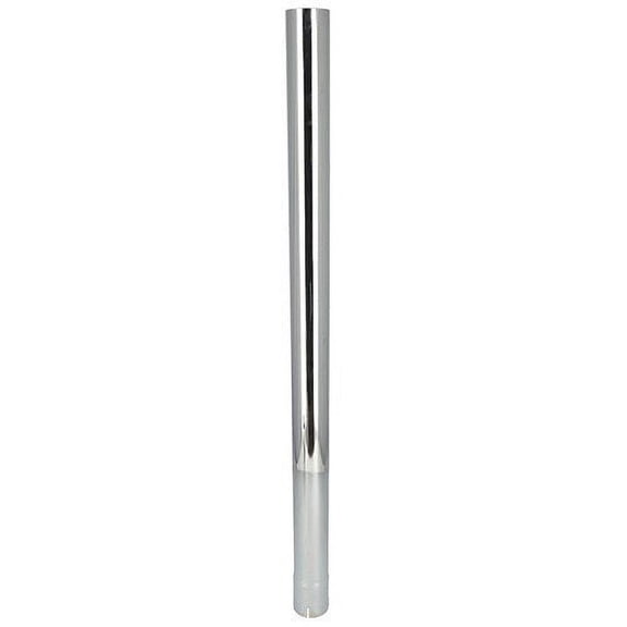 Exhaust Stack - 3" x 48" Straight Chrome fits John Deere 3020 4000 4010 4020 PM89051C fits International 146520C2 fits Exhaust/Clamps/Rain Caps/Stack