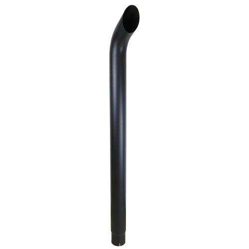 Exhaust Stack - 4-1/2" x 70" Curved Black fits Case IH 7110 7120 7130 7140 7150